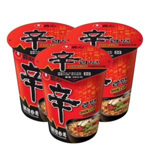 杯辛辣麵 NONGSHIM NOODLE CUP, 75GX6