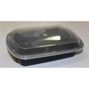 MAPLE L.7" 黑底盒連蓋 24OZ COMBO CONTAINER, 150X1